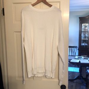 XL Zara Oversized Ribbed Fisherman Sweater